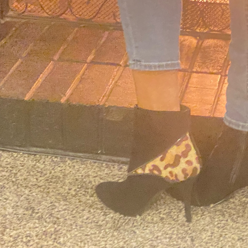 These are Kelly and Katie, black and pony boot cut boots